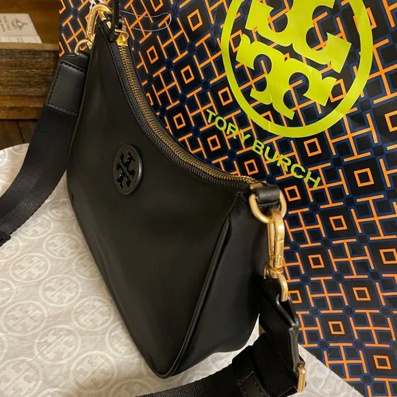 New , Tory Burch nylon web convertible crossbody - Picture 4 of 14